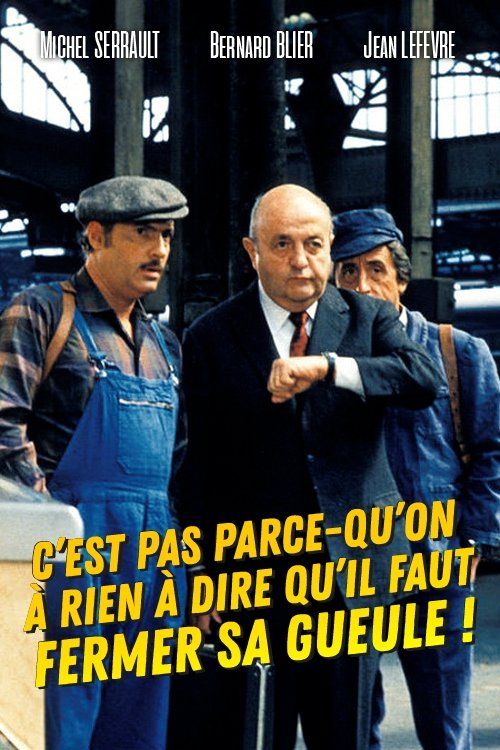 C'est pas parce qu'on n'a rien à dire qu'il faut fermer sa gueule...