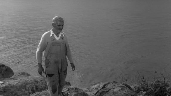 Old man on the island