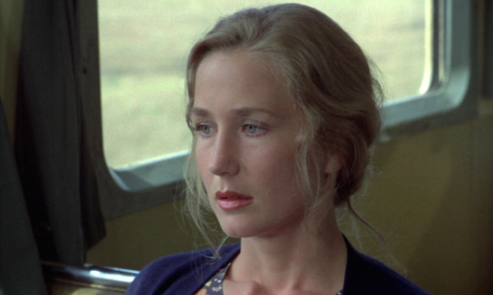 La femme dans le train