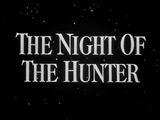 Title screen of The Night of the Hunter