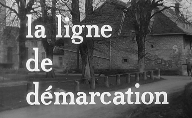 Title screen of La ligne de démarcation