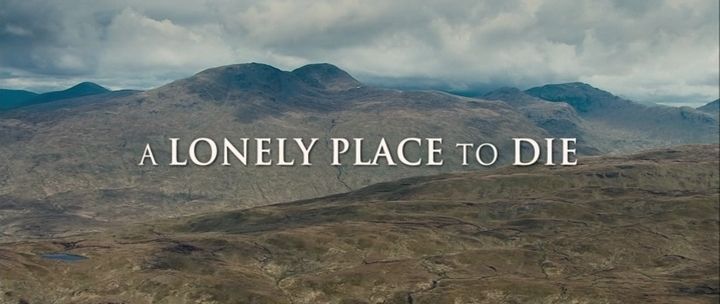 Title screen of A Lonely Place to Die
