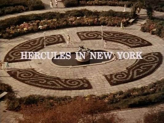 Title screen of Hercules in New York