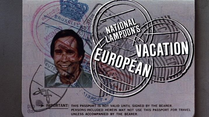Title screen of National Lampoon's European Vacation
