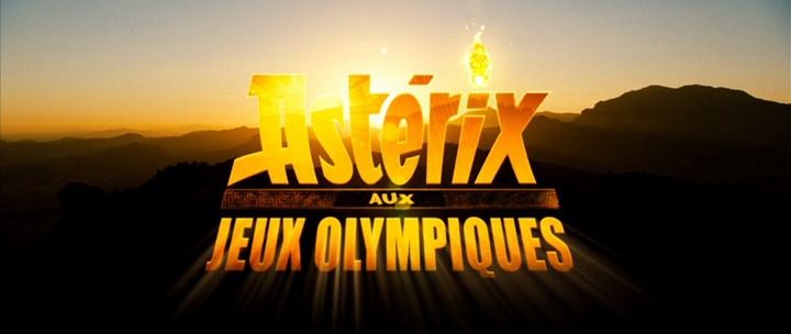 Title screen of Astérix aux jeux olympiques