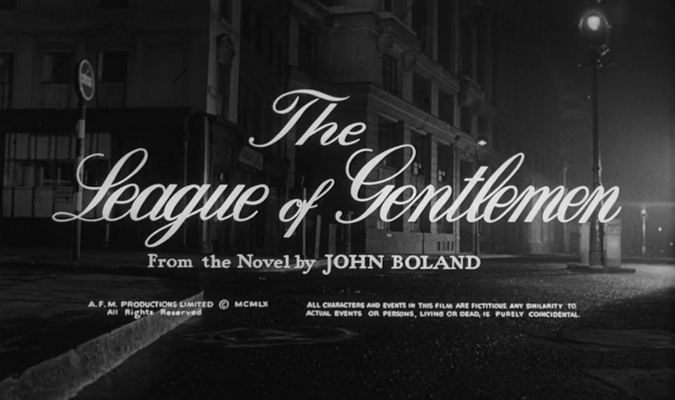 Title screen of The League of Gentlemen