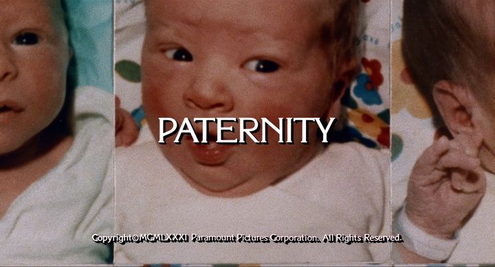 Title screen of Paternity