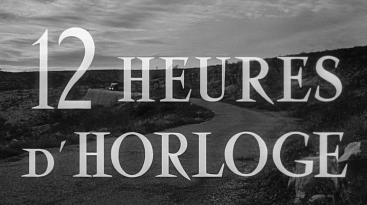 Title screen of Douze heures d'horloge