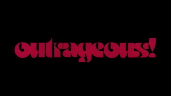 Title screen of Outrageous!