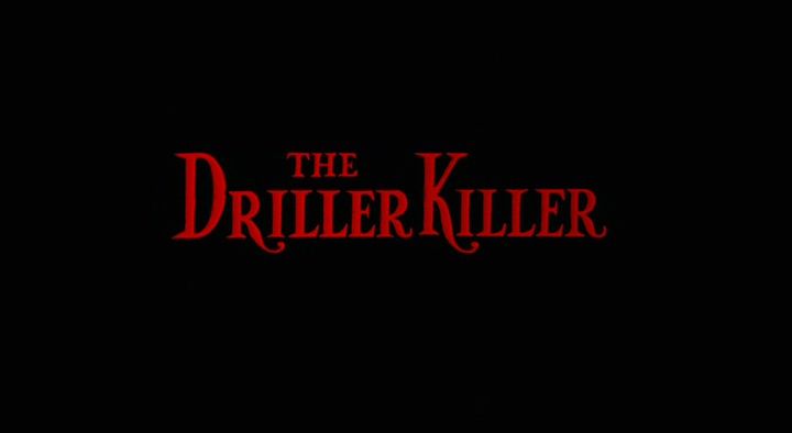 Title screen of The Driller Killer