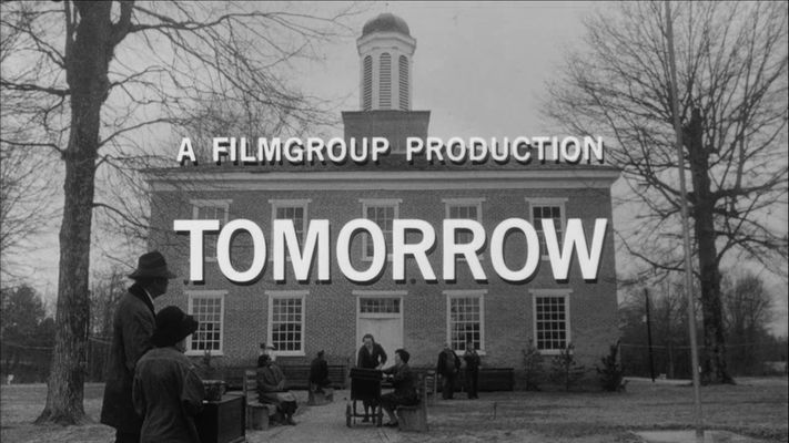 Title screen of Tomorrow