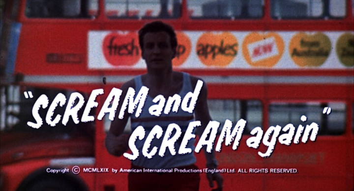 Title screen of Scream and Scream Again