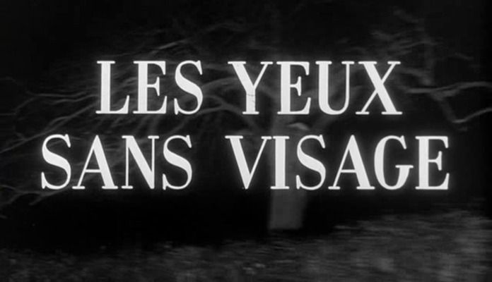 Title screen of Les yeux sans visage