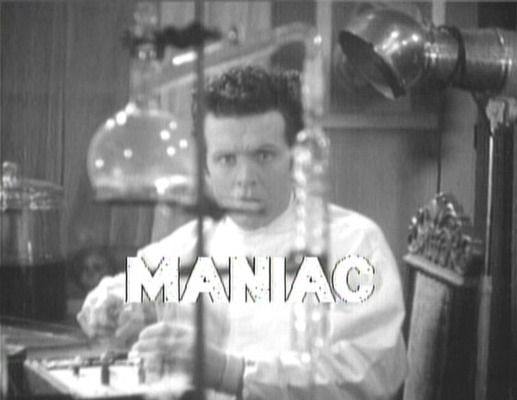 Title screen of Maniac