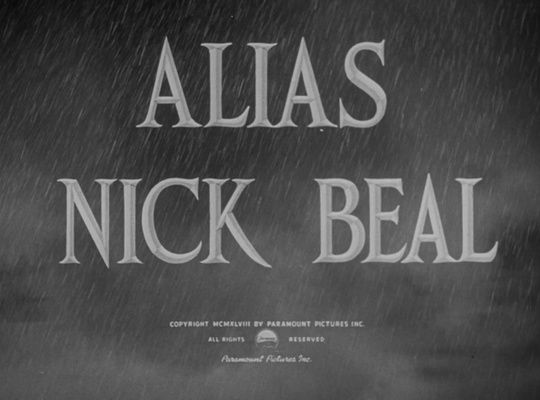 Title screen of Alias Nick Beal