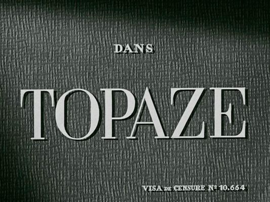 Title screen of Topaze