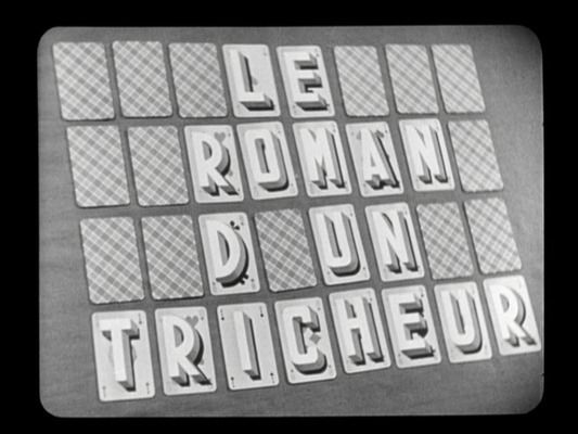 Title screen of Le roman d'un tricheur