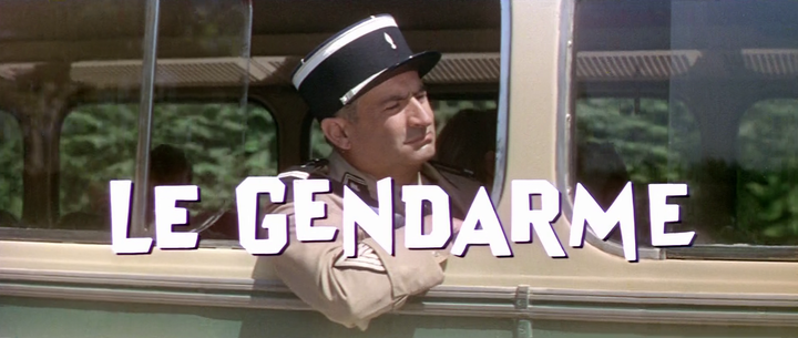 Title screen of Le gendarme de Saint-Tropez