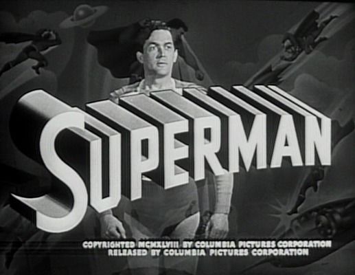 Title screen of Superman