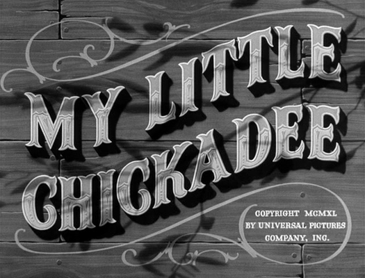 Title screen of My Little Chickadee