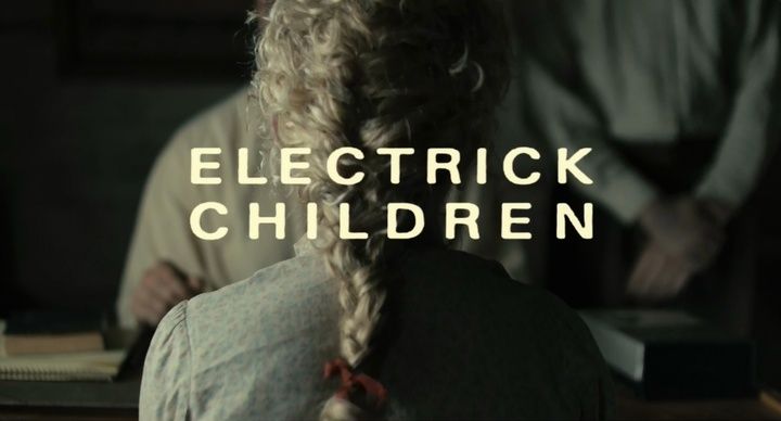 Title screen of Electrick Children