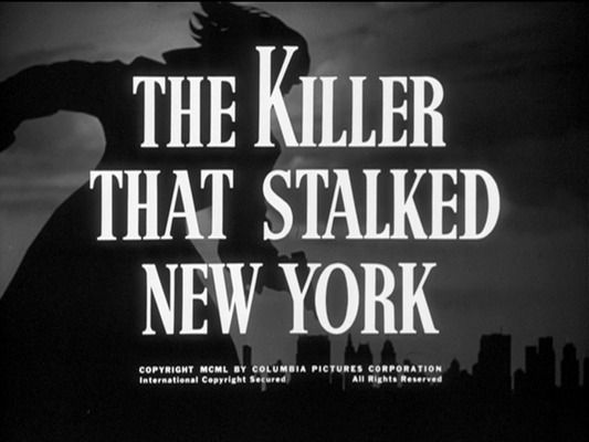 Title screen of The Killer That Stalked New York
