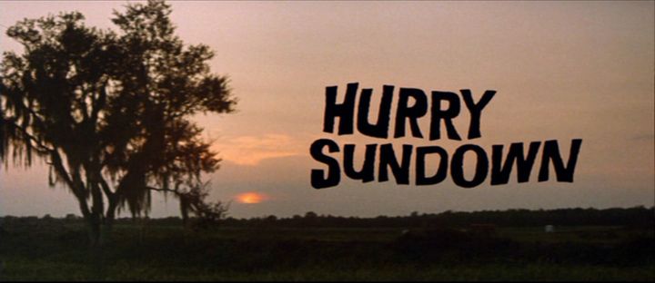 Title screen of Hurry Sundown