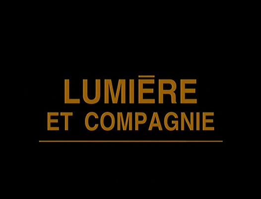 Title screen of Lumière et compagnie