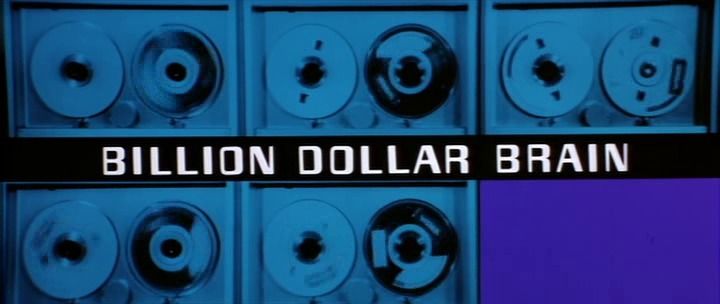 Title screen of Billion Dollar Brain