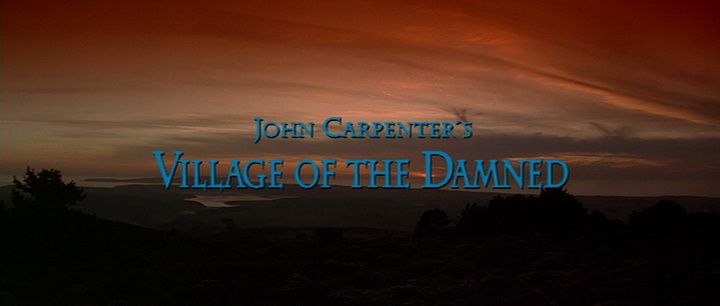 Title screen of Village of the Damned