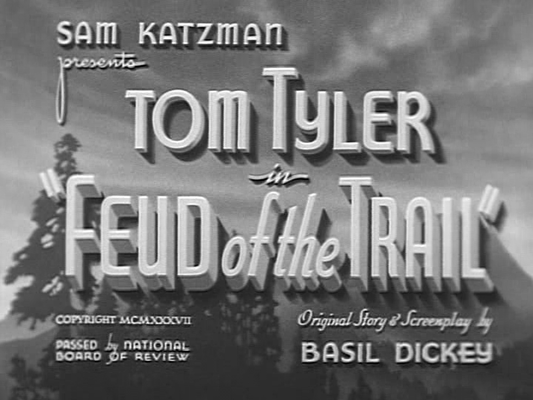 Title screen of Feud of the Trail