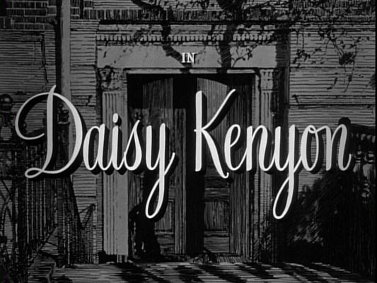 Title screen of Daisy Kenyon