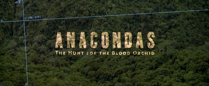 Title screen of Anacondas: The Hunt for the Blood Orchid