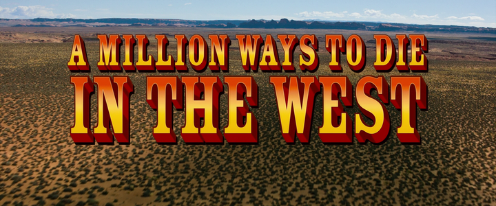 Title screen of A Million Ways to Die in the West