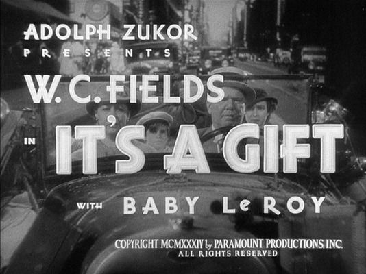 Title screen of It's a Gift