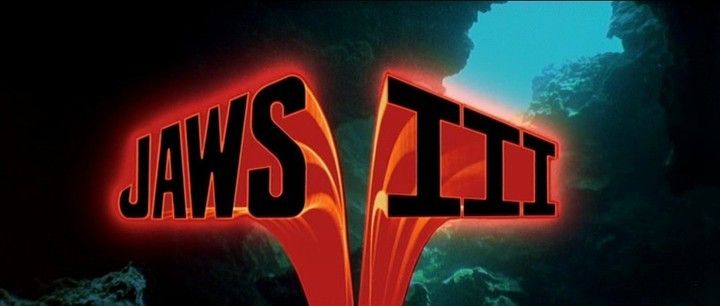 Title screen of Jaws 3-D