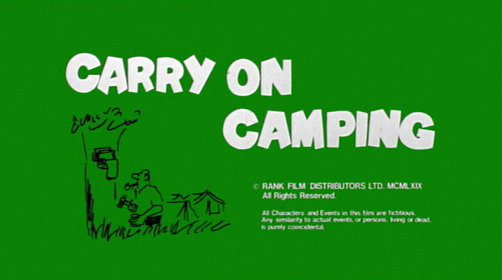 Title screen of Carry on Camping
