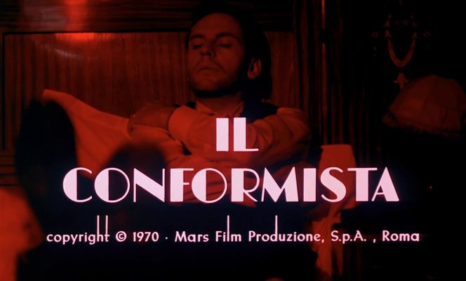 Title screen of Il conformista