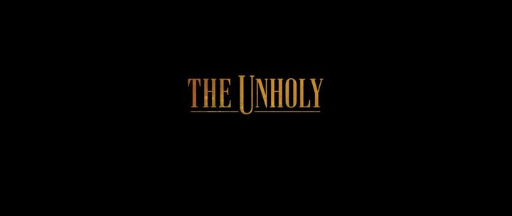 Title screen of The Unholy