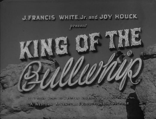 Title screen of King of the Bullwhip