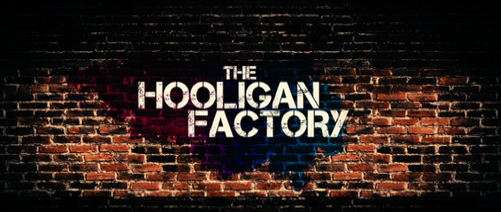 Title screen of The Hooligan Factory