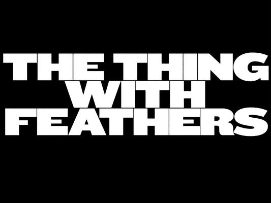Title screen of The Thing with Feathers