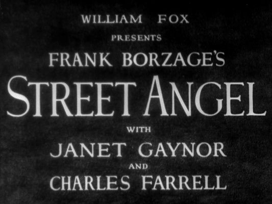 Title screen of Street Angel