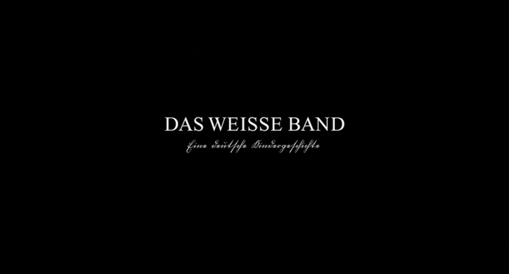 Title screen of Das weiße Band - Eine deutsche Kindergeschichte