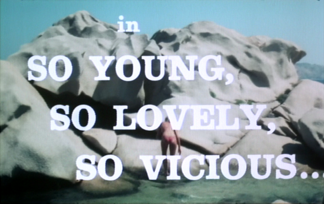 Title screen of Peccati di gioventù
