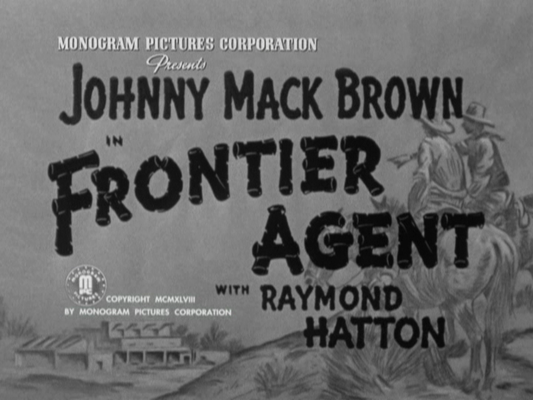 Title screen of Frontier Agent