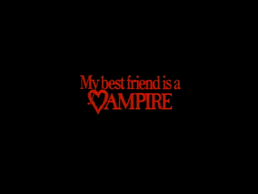 Title screen of My Best Friend Is a Vampire