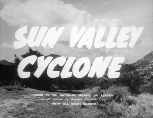 Title screen of Sun Valley Cyclone