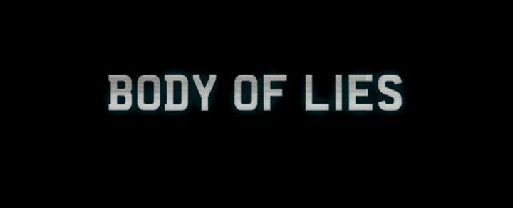 Title screen of Body of Lies