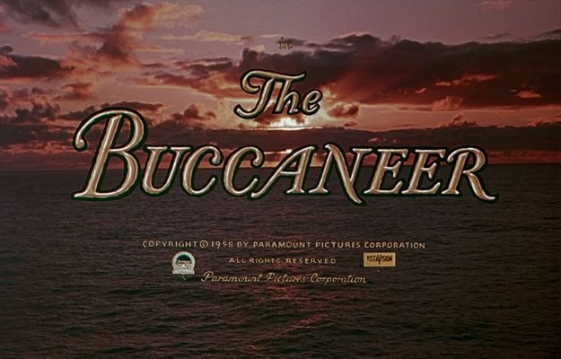 Title screen of The Buccaneer